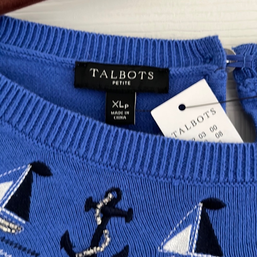 Talbots Embroidered Sweater - Picture 2 of 7